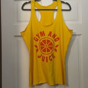 Racerback tank top